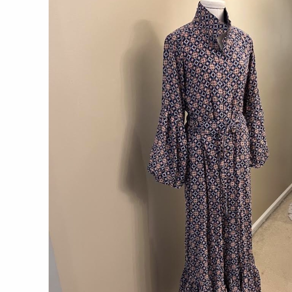 MISA LOS ANGELES Belted Maxi Dress